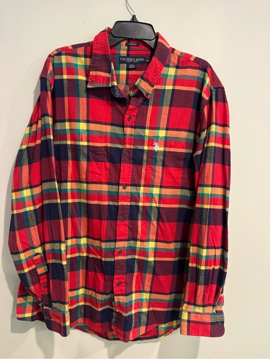 U.S. Polo Assn. Other - U.S. Polo Assn. Men's Red Plaid Button-Down Shirt
